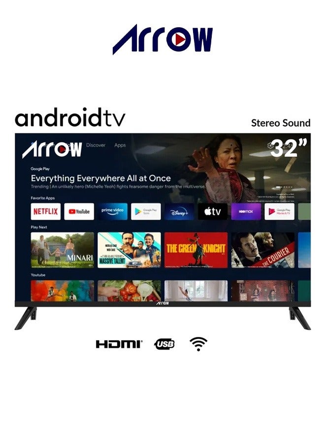 Arrow 32-inch HD Smart LED TV - Android 14 - Frameless - RO-32LPS - Image 1